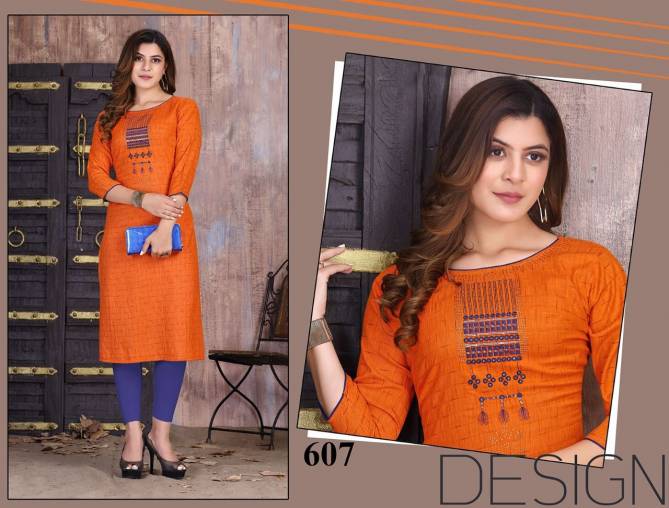 Ft Aaliya 1 Fancy Rayon Regular Wear Designer Kurti Collection